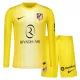 Atlético Madrid Målvakt Tröja Barn 2025/26 Långärmad Gul