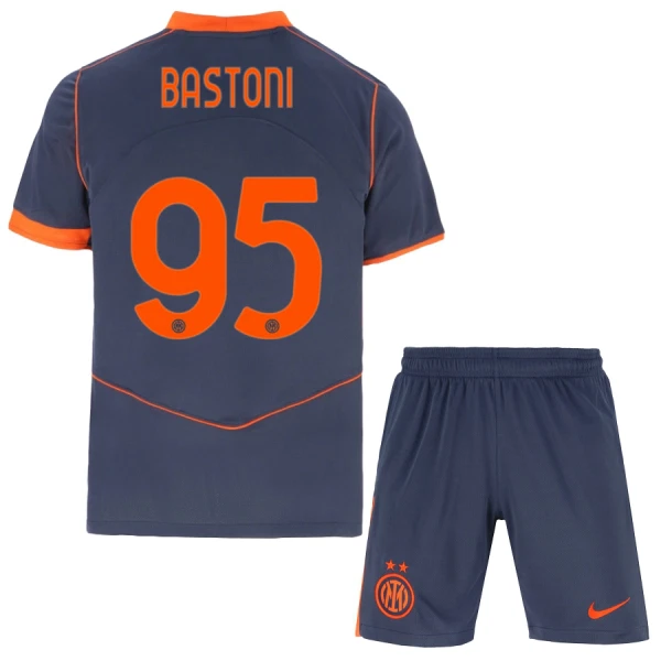 Inter Milan Bastoni 95 Tredjetröja Barn 2025/26