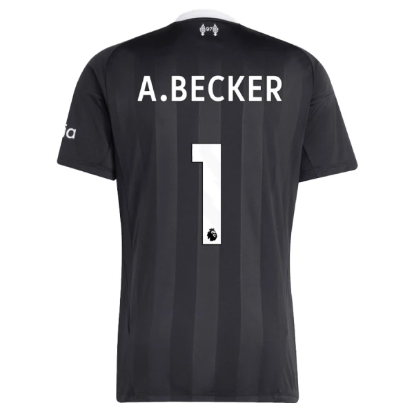 Liverpool Alisson Becker 1 Målvakt Tröja Barn 2025/26 Svart
