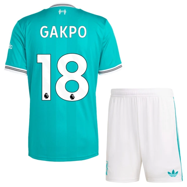 Liverpool Cody Gakpo 18 Tredjetröja Barn 2025/26