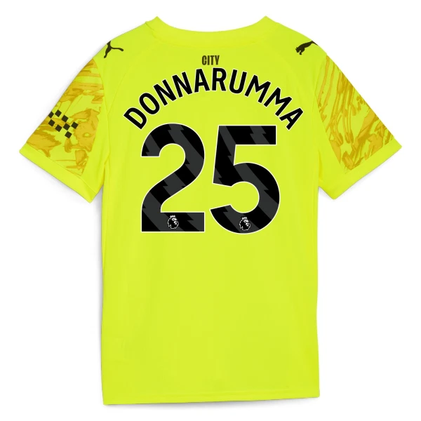 Manchester City Gianluigi Donnarumma 25 Målvakt Tröja 2025/26 Gul