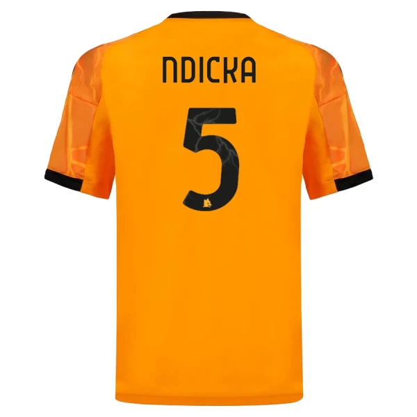 AS Roma Ndicka 5 Bortatröja Barn 2025/26
