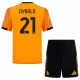 AS Roma Paulo Dybala 21 Bortatröja Barn 2025/26