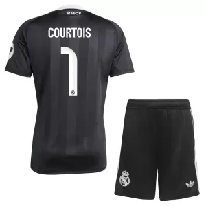 Real Madrid Thibaut Courtois 1 Målvakt Tröja Barn 2025/26 Svart
