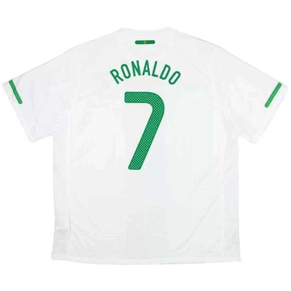 Portugal Cristiano Ronaldo 7 2010 Bortatröja Retro