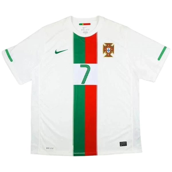 Portugal Cristiano Ronaldo 7 2010 Bortatröja Retro