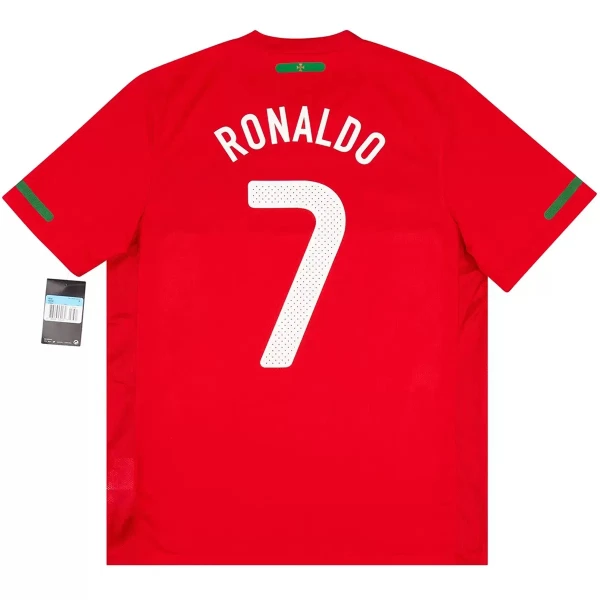 Portugal Cristiano Ronaldo 7 2010 Hemmatröja Retro