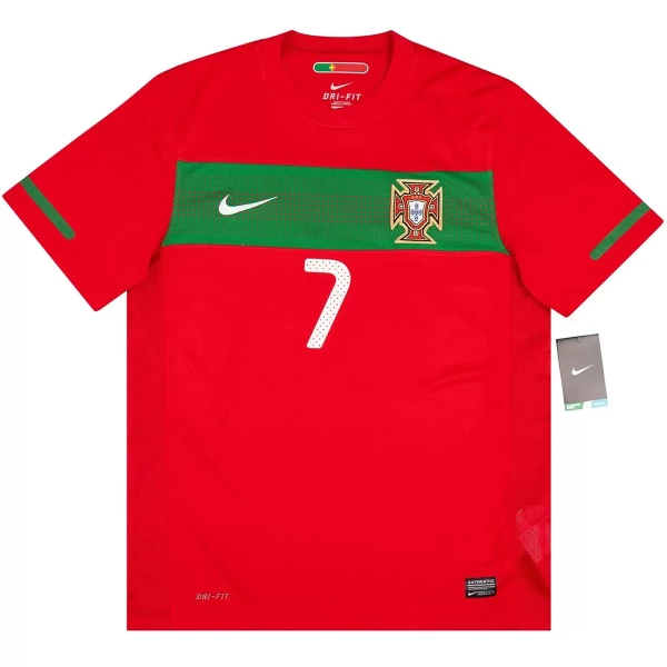 Portugal Cristiano Ronaldo 7 2010 Hemmatröja Retro