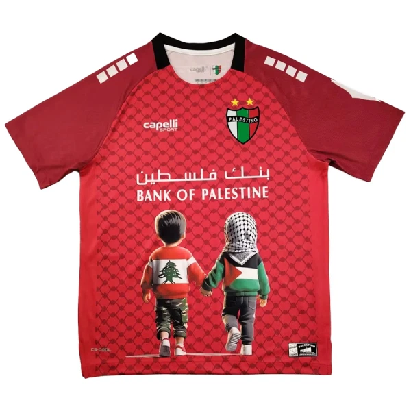 Club Deportivo Palestino Tröja 2025 Röd Speciell