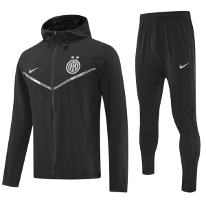 Inter Milan Träningsjacka Hoodie-dräkt 2025/26 Svart