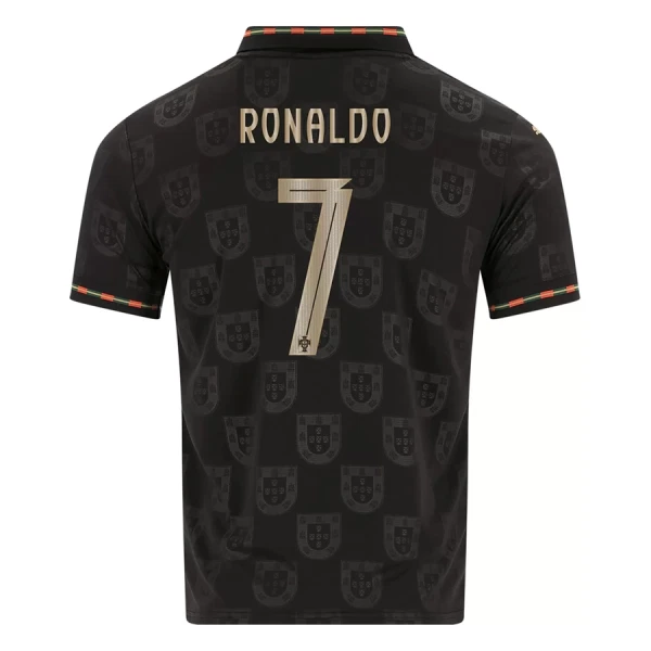 Portugal Black Panther Cristiano Ronaldo 7 Tröja 2025/26 Speciell