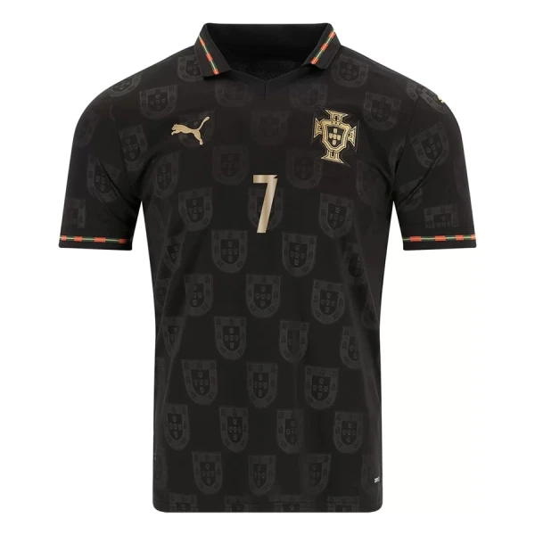 Portugal Black Panther Cristiano Ronaldo 7 Tröja 2025/26 Speciell