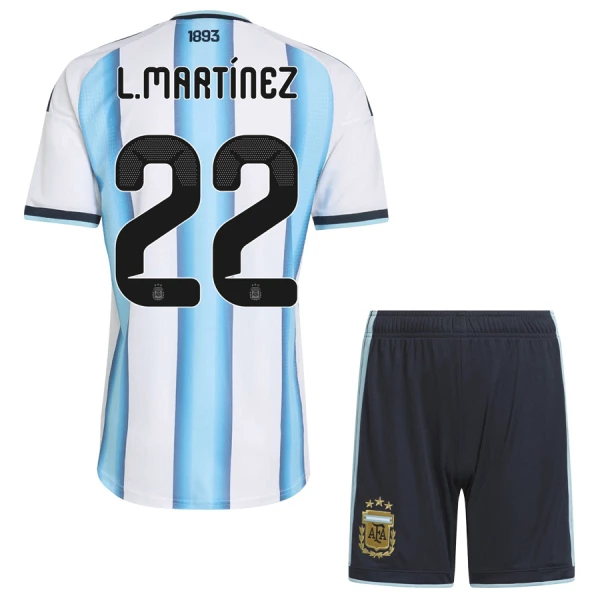 Argentina Lautaro Martínez 22 Hemmatröja Barn VM 2026