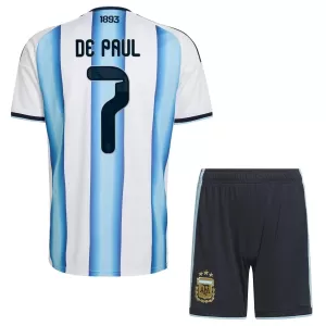 Argentina Rodrigo de Paul 7 Hemmatröja Barn VM 2026