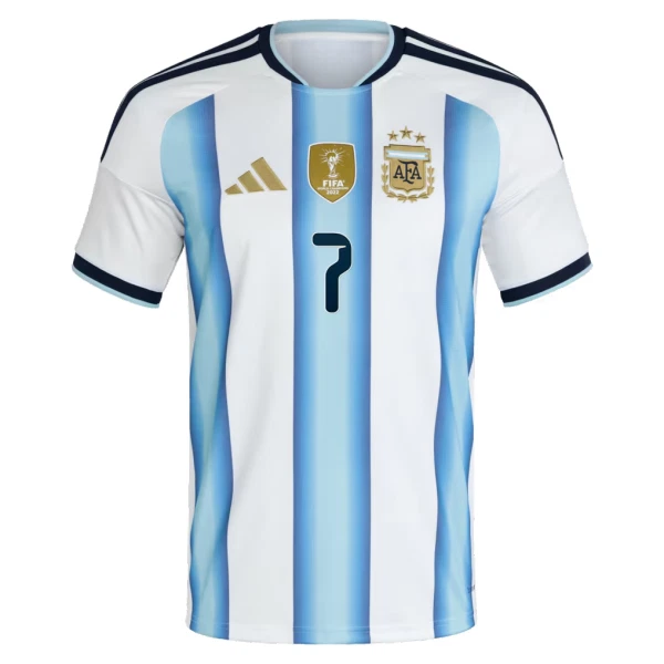 Argentina Rodrigo de Paul 7 Hemmatröja Barn VM 2026