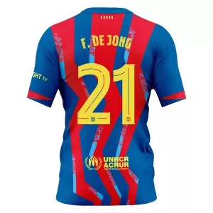 FC Barcelona Frenkie de Jong 21 Fjärdetröja 2025/26