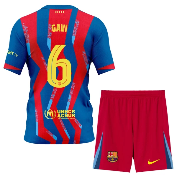 FC Barcelona Gavi 6 Fjärdetröja Barn 2025/26