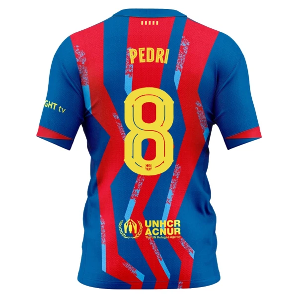 FC Barcelona Pedri 8 Fjärdetröja 2025/26