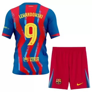 FC Barcelona Robert Lewandowski 9 Fjärdetröja Barn 2025/26
