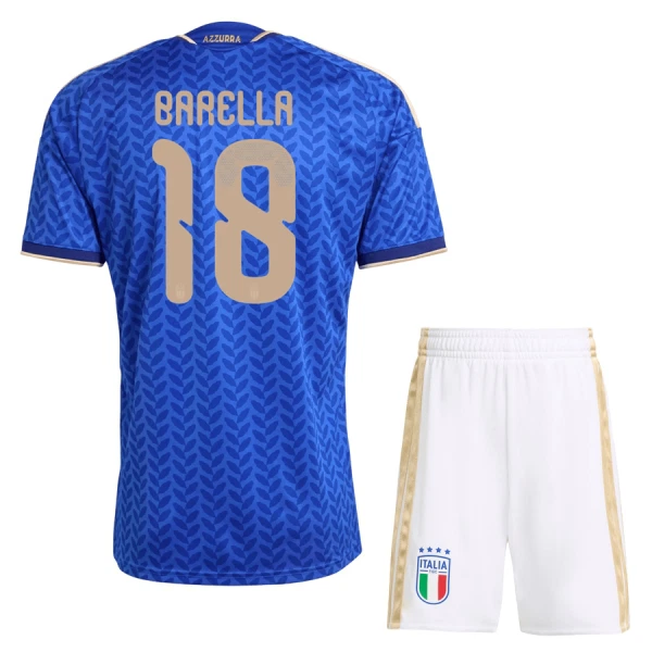 Italien Barella 18 Hemmatröja Barn VM 2026