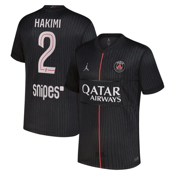 Paris Saint-Germain Achraf Hakimi 2 Fjärdetröja Jordan 2025/26