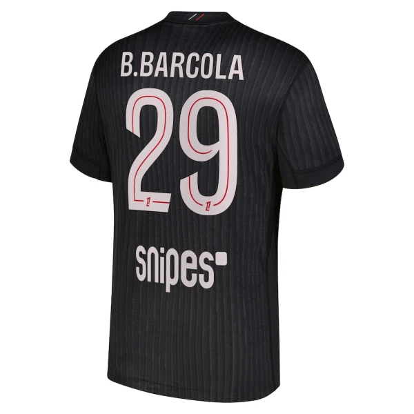 Paris Saint-Germain B. Barcola 29 Fjärdetröja Jordan 2025/26