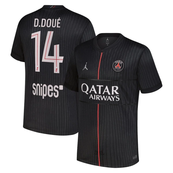 Paris Saint-Germain D. Doue 14 Fjärdetröja Jordan 2025/26