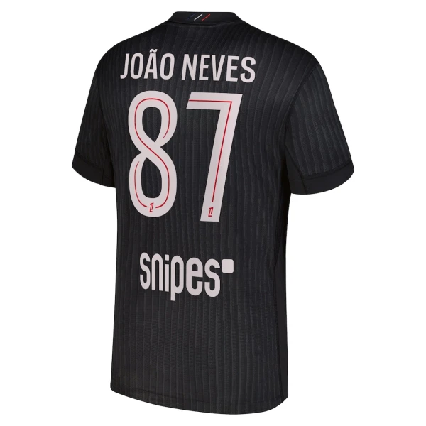 Paris Saint-Germain Joao Neves 87 Fjärdetröja Jordan 2025/26