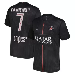 Paris Saint-Germain Kvaratskhelia 7 Fjärdetröja Jordan 2025/26