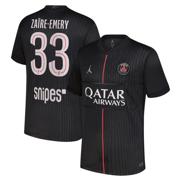 Paris Saint-Germain Zaire-Emery 33 Fjärdetröja Jordan 2025/26