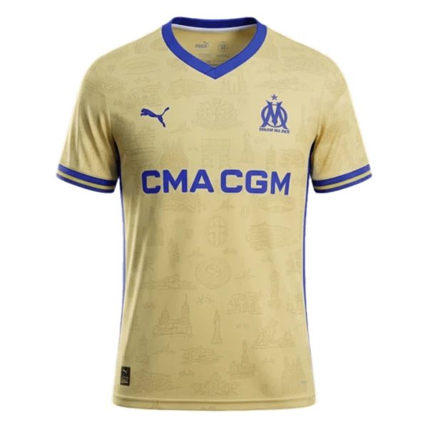 Olympique Marseille Fjärdetröja 2025/26