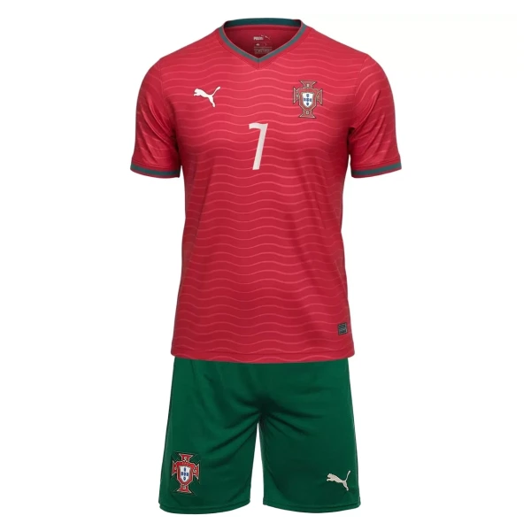 Portugal Cristiano Ronaldo 7 Hemmatröja Barn VM 2026
