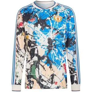 Manchester United Stone Roses Tröja 2025/26 Långärmad Speciell