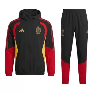Belgien Träningsjacka Hoodie-dräkt 2026/27 Svart