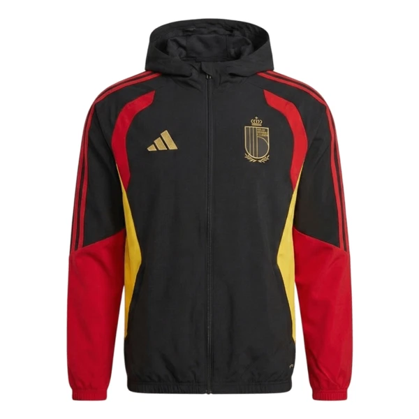 Belgien Träningsjacka Hoodie-dräkt 2026/27 Svart