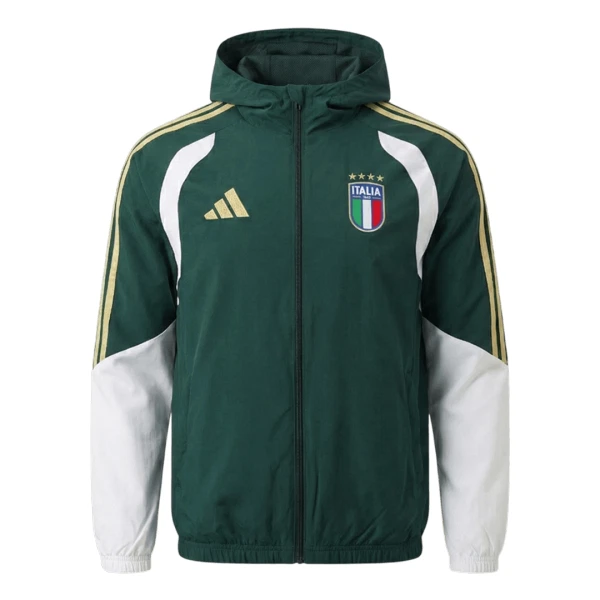 Italien Träningsjacka Hoodie-dräkt 2026/27 Grön