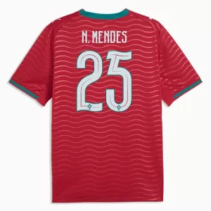 Portugal Nuno Mendes 25 Hemmatröja VM 2026