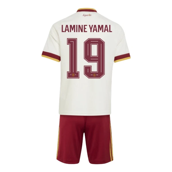 Spanien Lamine Yamal 19 Bortatröja Barn VM 2026