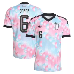 Belgien Onana 6 Bortatröja VM 2026