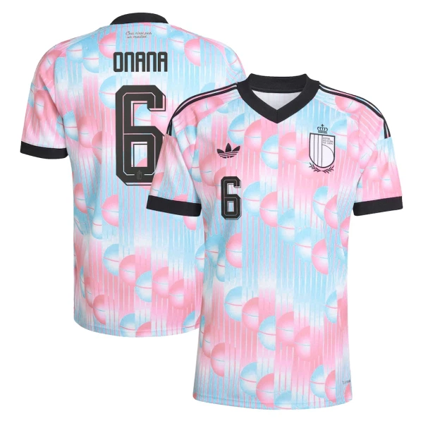 Belgien Onana 6 Bortatröja VM 2026 Belgien Onana 6 Bortatröja VM 2026