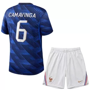 Frankrike Eduardo Camavinga 6 Hemmatröja Barn VM 2026
