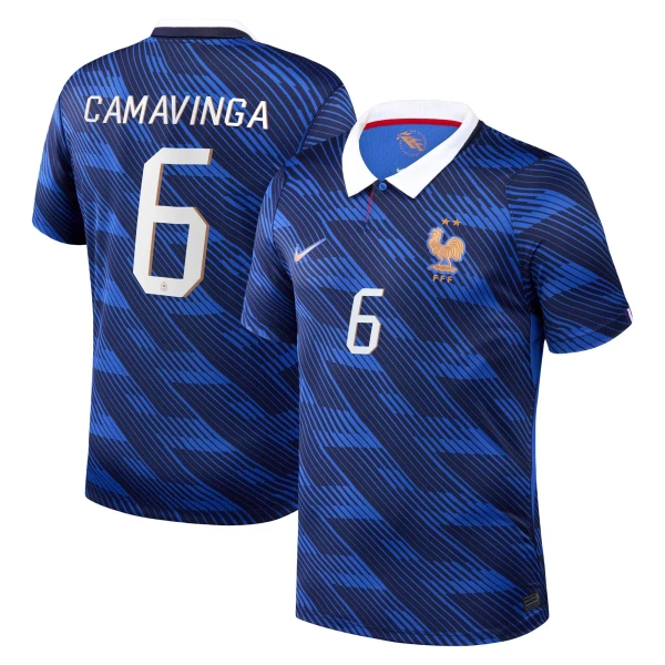 Frankrike Eduardo Camavinga 6 Hemmatröja VM 2026