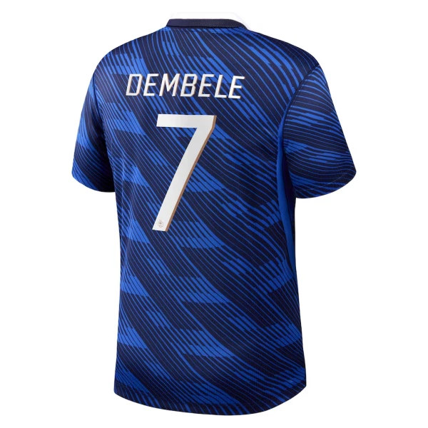 Frankrike Ousmane Dembélé 7 Hemmatröja VM 2026