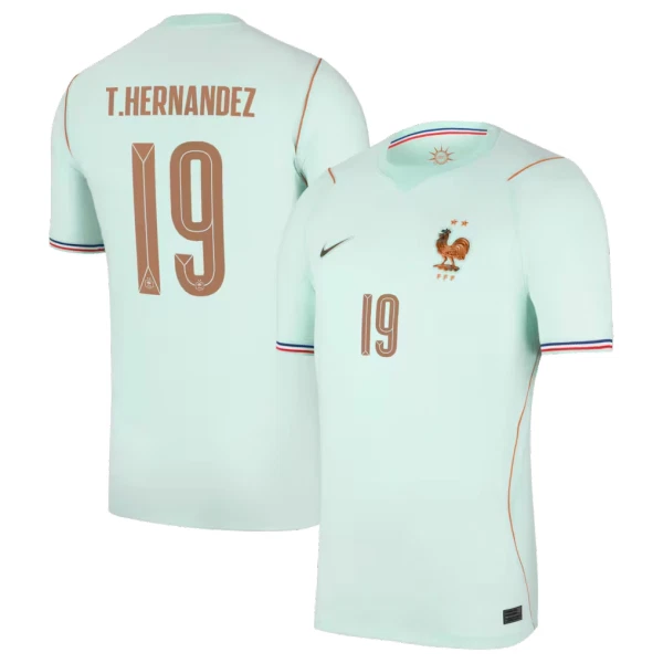 Frankrike Theo Hernández 19 Bortatröja VM 2026 Frankrike Theo Hernández 19 Bortatröja VM 2026