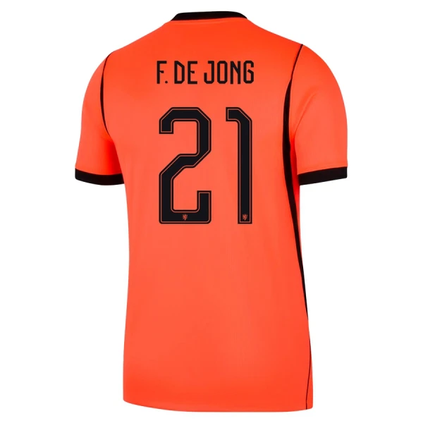 Holland Frenkie de Jong 21 Hemmatröja Barn VM 2026