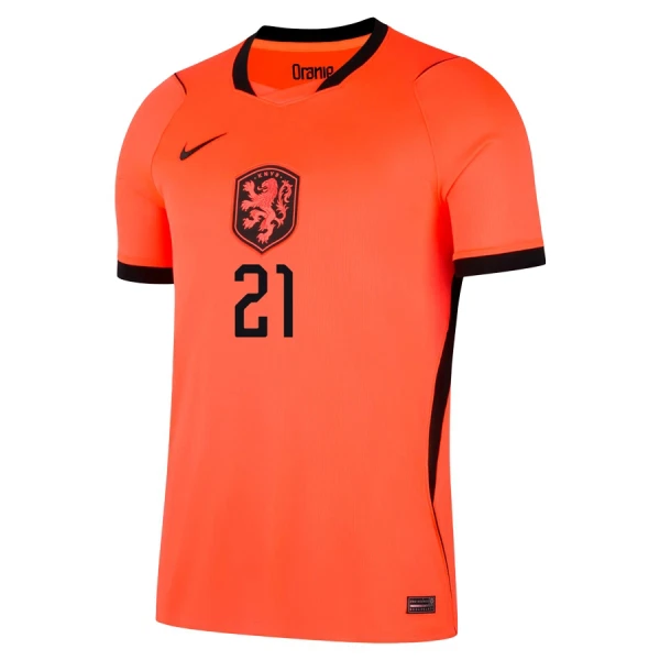 Holland Frenkie de Jong 21 Hemmatröja VM 2026