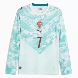 Portugal Cristiano Ronaldo 7 Bortatröja VM 2026 Långärmad