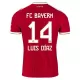 FC Bayern München Luis Díaz 14 Hemmatröja 2026/27 FC Bayern München Luis Díaz 14 Hemmatröja 2026/27