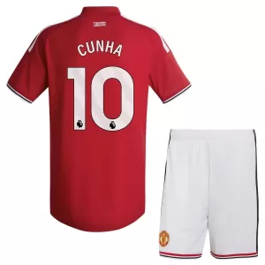 Manchester United Cunha 10 Hemmatröja Barn 2026/27
