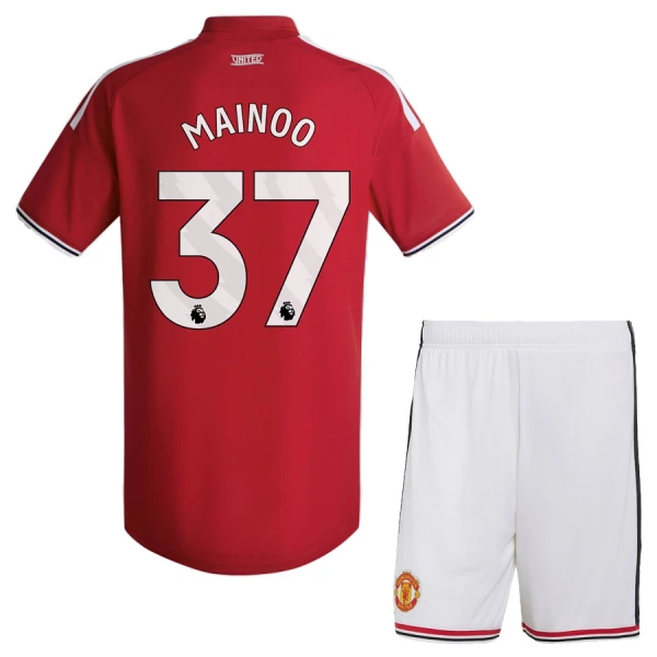 Manchester United Kobbie Mainoo 37 Hemmatröja Barn 2026/27 Manchester United Kobbie Mainoo 37 Hemmatröja Barn 2026/27